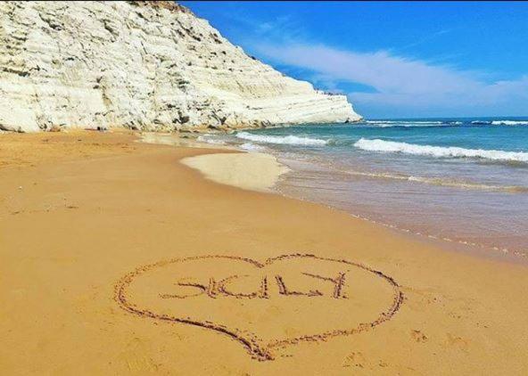 레알몬테 Casa Scala Dei Turchi 아파트 외부 사진
